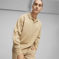 Detailed information about the product T7 Men's Polo Sweatshirt in Prairie Tan, Size XL, Polyester/Cotton by PUMA