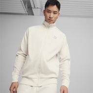 Detailed information about the product T7 Men's Track Jacket in Alpine Snow, Size Large, Polyester/Cotton by PUMA