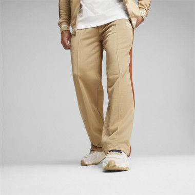 T7 Men's Track Pants in Prairie Tan, Size Medium, Polyester/Cotton by PUMA