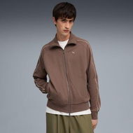 Detailed information about the product T7 Track Jacket Men in Flat Bronze, Size Medium, Cotton/Polyester/Elastane by PUMA