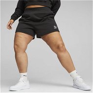 Detailed information about the product T7 Women's High Waist Shorts in Black, Size Medium, Cotton/Polyester by PUMA