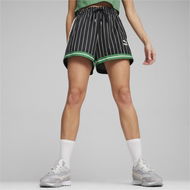 Detailed information about the product T7 Women's Mesh Shorts in Black/Aop, Size Large, Polyester by PUMA