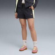 Detailed information about the product T7 Women's Pintuck 4 Shorts in New Navy, Size XS, Cotton/Polyester by PUMA