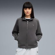 Detailed information about the product T7 Women's Track Jacket in Dusky Gray, Size XS, Polyester/Elastane by PUMA