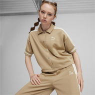 Detailed information about the product T7 Women's Track Jacket in Prairie Tan, Size Medium, Polyester/Cotton by PUMA