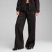 T7 Women's Track Pants in Black, Size XS, Cotton/Polyester by PUMA. Available at Puma for $150.00