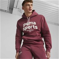 Detailed information about the product Team Men's Hoodie in Dark Jasper, Size Large by PUMA