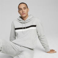 Detailed information about the product TEAM Men's Hoodie in Light Gray Heather, Size Medium, Cotton by PUMA