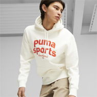 Detailed information about the product Team Men's Hoodie in Warm White, Size Small by PUMA