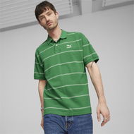 Detailed information about the product TEAM Men's Polo Top in Archive Green/Aop, Size Small, Cotton by PUMA