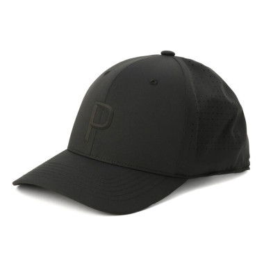 Tech P Snapback Men's Golf Cap in Black, Polyester/Elastane by PUMA