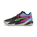 The Dagger Basketball Unisex Shoes in Black/Fluro Pink Pes, Size 6, Synthetic by PUMA Shoes. Available at Puma for $150.00