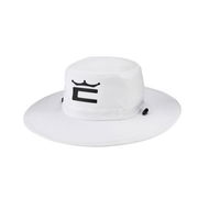 Detailed information about the product Tour Crown Aussie Bucket Hat in White/Black, Polyester/Elastane by PUMA