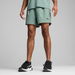 Train All Day Essentials 5 Woven Men's Shorts in Green Moon, Size Small, Polyester by PUMA. Available at Puma for $40.00