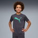 Train All Day Essentials Cat Logo T-Shirt - Youth 8. Available at Puma for $35.00