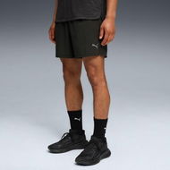 Detailed information about the product Train All Day TECH Men's 5 Stretch Shorts in Black/Q3, Size Medium, Polyester/Elastane by PUMA