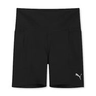 Detailed information about the product Training High Waist Women's Pocket Short Tight in Black, Size Small, Polyester/Elastane by PUMA
