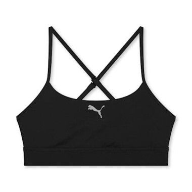Training Low Impact Women's Bra in Black, Size Medium, Polyester/Elastane by PUMA