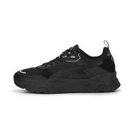 Detailed information about the product Trinity Men's Sneakers in Black/Silver, Size 4 by PUMA Shoes