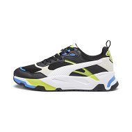 Detailed information about the product Trinity Men's Sneakers in Black/White/Lime Smash, Size 4 by PUMA Shoes