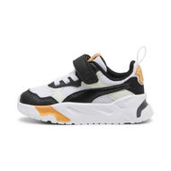 Detailed information about the product Trinity Sneakers Babies in White/Black/Vapor Gray, Size 4, Textile by PUMA Shoes