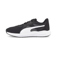 Detailed information about the product Twitch Runner Unisex Running Shoes in Black/Asphalt, Size 10 by PUMA Shoes