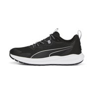 Detailed information about the product Twitch Runner Unisex Trail Shoes in Black/White, Size 10 by PUMA Shoes