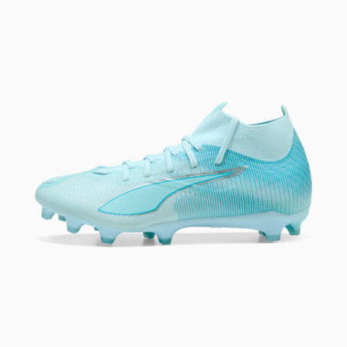 ULTRA 5 MATCH+ LIGHT UP FG/AG Women's Football Boots in Icy Blue/Light Aqua, Size 6.5, Textile by PUMA Shoes