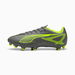 ULTRA 5 PLAY FG/AG Unisex Football Boots in Matte Aged Silver/Yellow Alert/Aged Silver, Size 7, Textile by PUMA. Available at Puma for $90.00