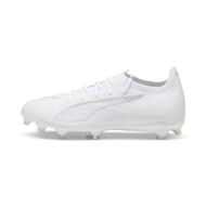 Detailed information about the product ULTRA 5 PRO FG/AG Unisex Football Boots in White, Size 10, Textile by PUMA Shoes