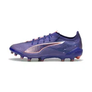 Detailed information about the product ULTRA 5 ULTIMATE AG Unisex Football Boots in Lapis Lazuli/White/Sunset Glow, Size 8, Textile by PUMA Shoes