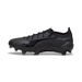 ULTRA 5 ULTIMATE FG Football Boots in Black/Silver/Shadow Gray, Size 9, Textile by PUMA Shoes. Available at Puma for $330.00