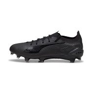 Detailed information about the product ULTRA 5 ULTIMATE FG Unisex Football Boots in Black/Silver/Shadow Gray, Size 14, Textile by PUMA Shoes