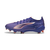 Detailed information about the product ULTRA 5 ULTIMATE FG Unisex Football Boots in Lapis Lazuli/White/Sunset Glow, Size 10.5, Textile by PUMA Shoes