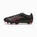 ULTRA 6 PLAY FG/AG Unisex Football Boots in Black/Red, Size 10, Textile by PUMA Shoes. Available at Puma for $90.00
