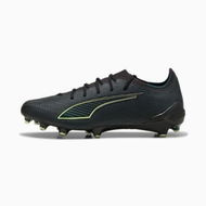 Detailed information about the product ULTRA 6 ULTIMATE FG Football Boots Unisex in Black/Fizzy Light/Green Terrain, Size 6.5, Textile by PUMA Shoes