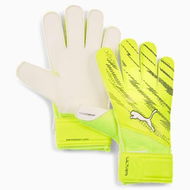 Detailed information about the product ULTRA Play Goalkeeper Gloves in Yellow Alert/Black, Size 11, Latex by PUMA
