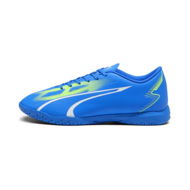 Detailed information about the product ULTRA PLAY IT Men's Football Boots in Ultra Blue/White/Pro Green, Size 10, Textile by PUMA