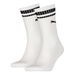 Unisex Crew Heritage Stripe Socks 2 Pack in White, Size 3.5. Available at Puma for $16.00