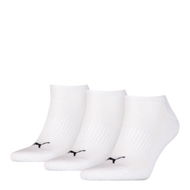 Detailed information about the product Unisex Cushioned Sneaker Socks 3 pack in White, Size 10