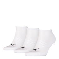 Detailed information about the product Unisex Cushioned Sneaker Socks 3 pack in White, Size 3.5