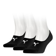 Detailed information about the product Unisex Footie (3 Pairs) in Black, Size 3.5