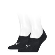 Detailed information about the product Unisex High-Cut Footie Socks - 2 Pack in Black, Size 10