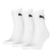 Unisex Short Crew Socks 3 Pack in White, Size 3.5. Available at Puma for $16.00