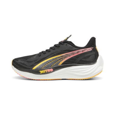 Velocity NITROâ„¢ 3 Women's Running Shoes in Black/Silver/Sun Stream, Size 7.5 by PUMA Shoes