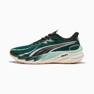 Detailed information about the product Velocity NITROâ„¢ 4 Running Shoes Men in Green Terrain/Heat Fire, Size 7, Textile by PUMA Shoes