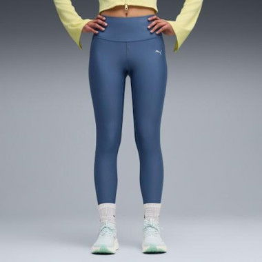 VELOCITY Women's Running Tights in Dark Indigo, Size Small, Polyester/Elastane by PUMA