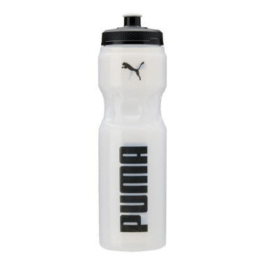 Vertical Water Bottle in Black/Transparent by PUMA