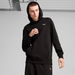 WARDROBE ESS Men's Hoodie in Black, Size Medium, Cotton by PUMA. Available at Puma for $100.00