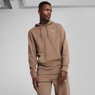 Detailed information about the product WARDROBE ESS Men's Hoodie in Totally Taupe, Size Medium, Cotton by PUMA